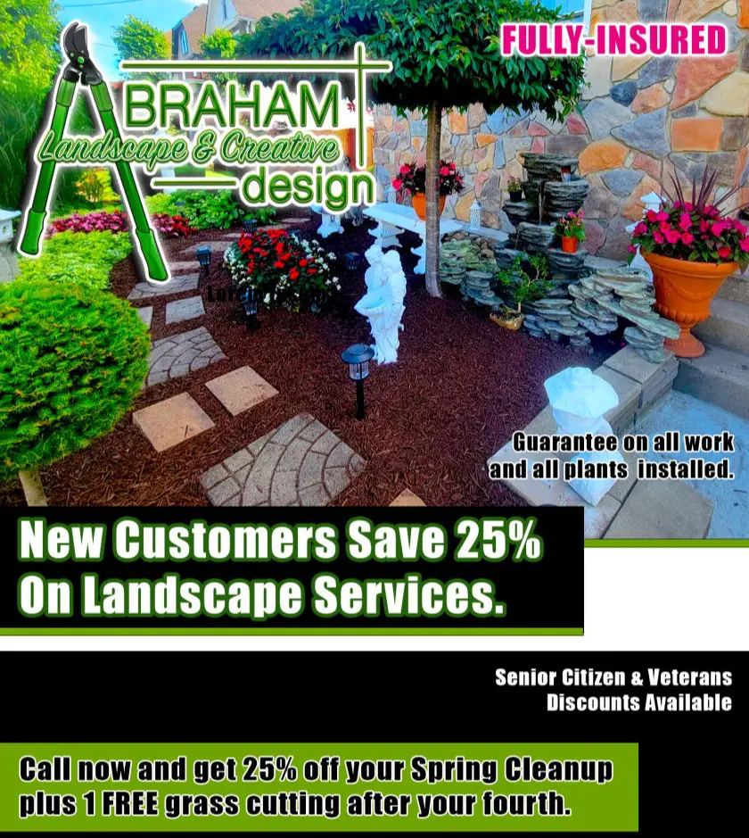 Discounts on Pittsburgh Landscape Services with 25% off all new landscaping projects. A few of our landscape services include: Artificial turf installation, concrete masonry, Around the pool landscaping, driveway landscaping, Garden decorations, Grading & resloping, Hardscapes, Outdoor steps, Outdoor water features, Retaining walls, Walkway landscaping, Sod & seeding, concrete masonry, driveway landscaping, Garden decorations,  Landscape design, Stone masonry, Shrub trimming, Bed edging, Mulch and decorative rock installation, Landscape Lighting, Lawn Renovation, Paver Patios, Natural flagstone and boulders, Pond and water features, Excavation and grading, Commercial snow removal, landscaping xeriscape ideas, patio landscape design, rock landscape design, native plant landscape design, Edible Landscape Designs, front yard boxwood landscape design, fence install and landscaping pittsburgh, custom landscape design, deer resistant landscape design plans, evergreen landscaping, and other Lawn cutting services.